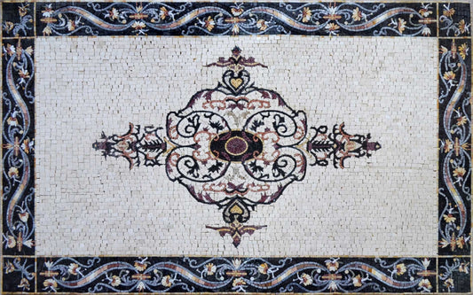 Beautiful Mosaic Marble Floor Wall Table top