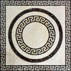 Greco-Roman Art Mosaic - Achilles