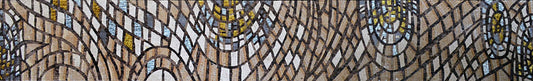 Abstract Shades- Modern Wall Insert Mosaic