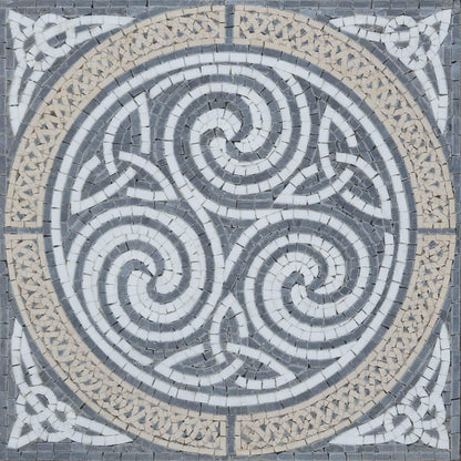 Mosaic Accent -  Silvery