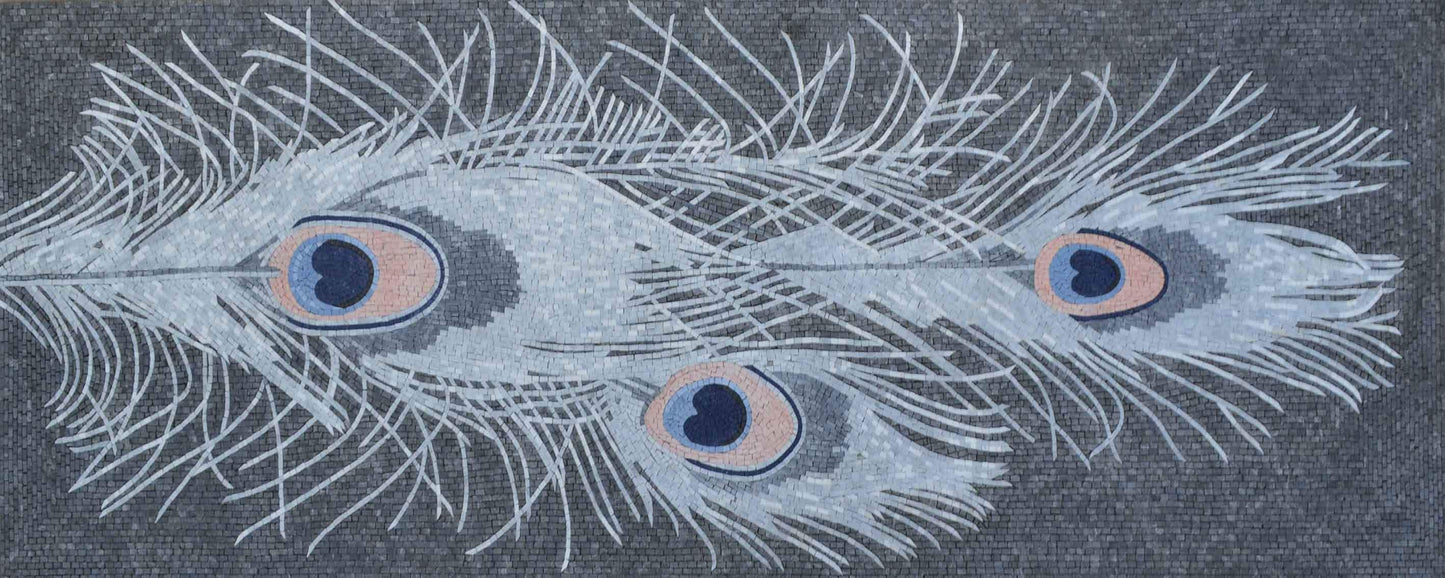 Mosaic Marble - Grey Feathers