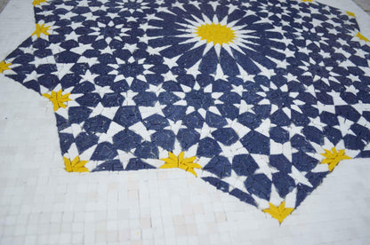 Mosaic Pattern - Arabesque Starry Night