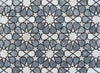 Geometrical Flowers & Stars Pattern - Arabesque Mosaic