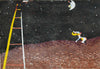 Dog Barking at the moon - Mosaic Reproduction of Joan Miro Artwork