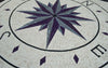 Marble Mosaic Compass - Bussola