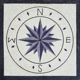 Marble Mosaic Compass - Bussola