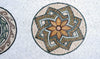 Cinque Geometric Mosaic Medallions