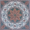 Geometric Mosaic - Medallion Floral Center