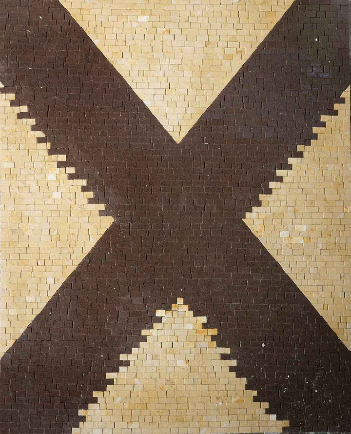 Mosaic Artwork - The X