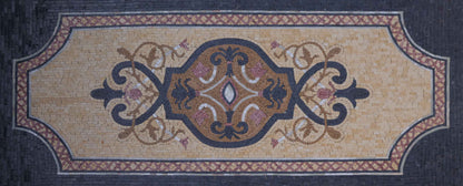 Mosaic Rug - Neutral Geometric Design