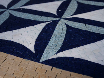 Mosaic Flooring - Patterned Diamonds