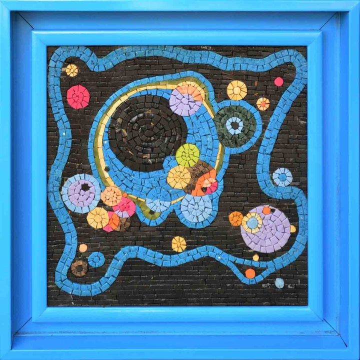 Kandinsky Circles" - Mosaic Art Reproduction"