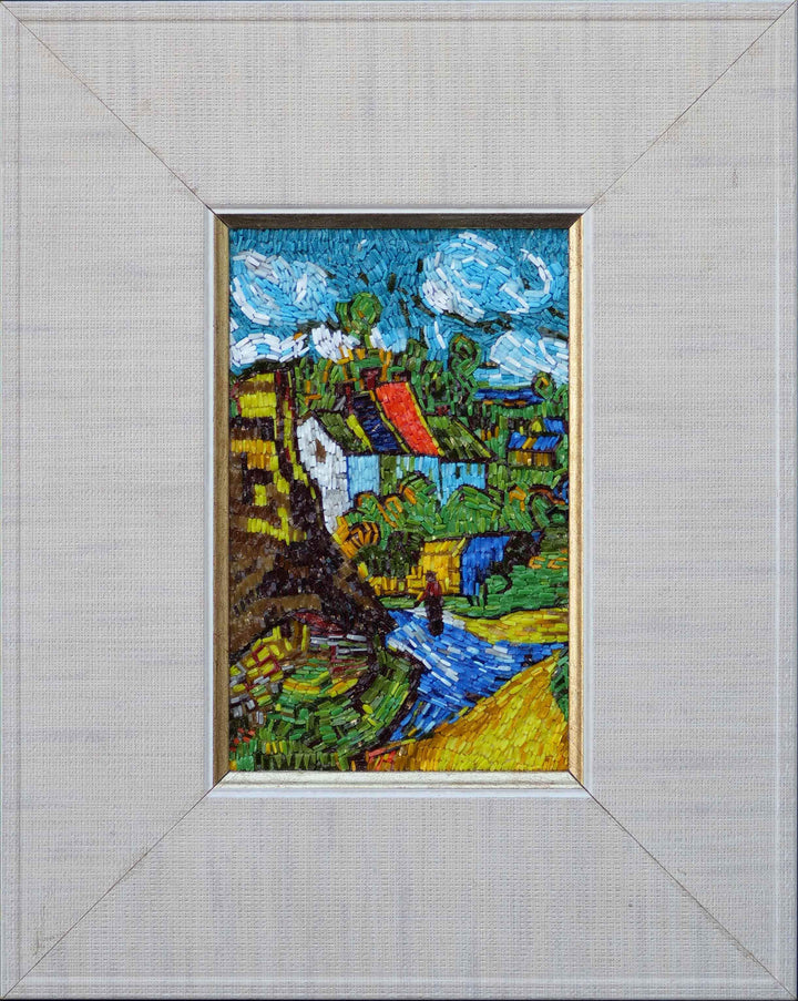 House in Auvers Mosaic Art Reproduction