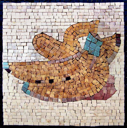 Kitchen Mosaic Patterns- Bananas