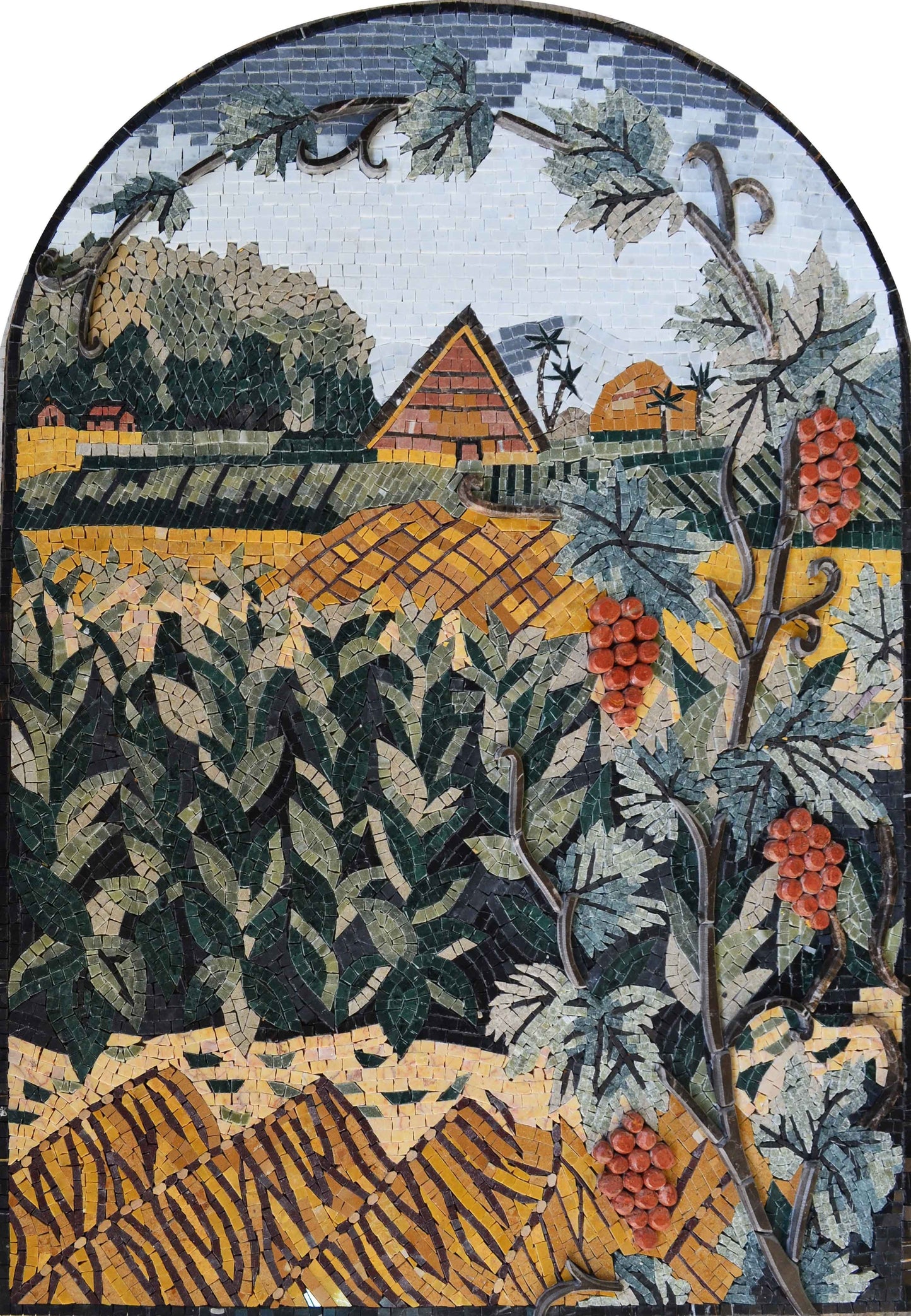 Mosaic Kitchen Backsplash- Azienda vinicola