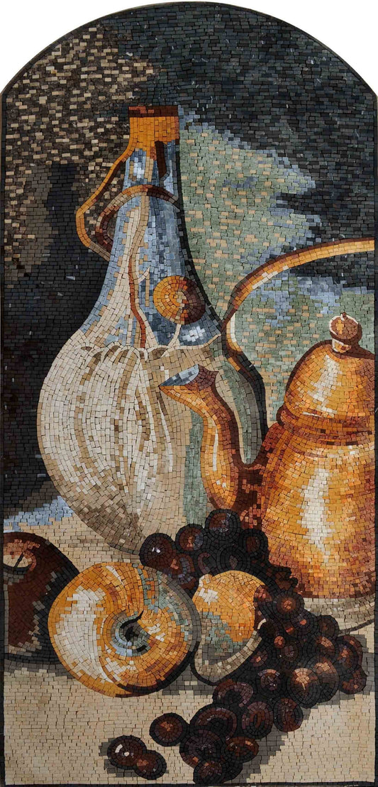 Mosaic Kitchen Backsplash - French cuisine