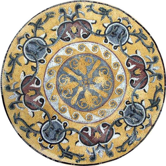Stone Mosaic Rondure - Cadence
