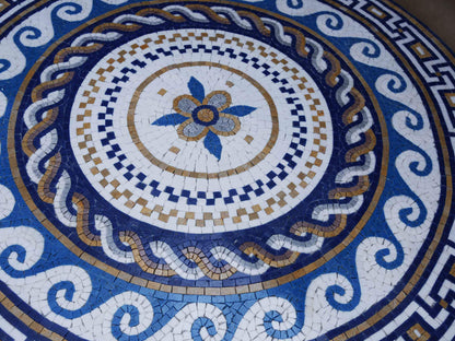 Greco - Roman Mosaic Rondure - Aelius III  