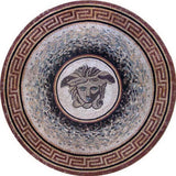 Handmade Stone Medallion - Medusa 