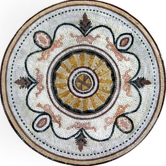Flower Mosaic Rondure - Iva
