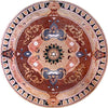 Natural Stone Floor Medallion - Wardia Mosaic