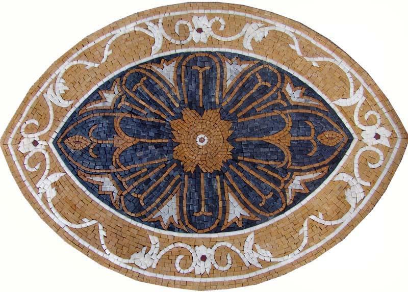 Elliptical Accent Mosaic - Rawda
