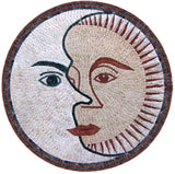 Sun Moon Mosaic Art Medallion - Luan