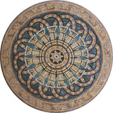 Stone Tile Mural Medallion - Cala Mosaic