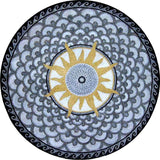 Round Stone Mosaic - Sola Gray