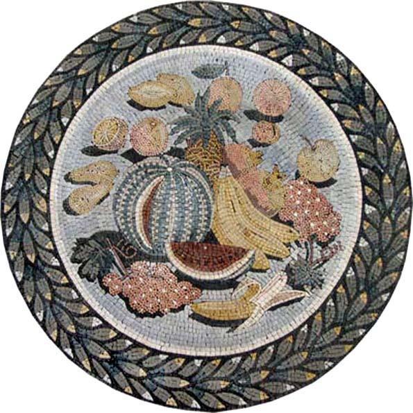 Fruits Kitchen Mosaics Medallion 