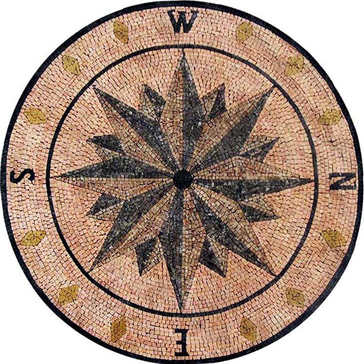 Medallion Mosaic - Wind Rose
