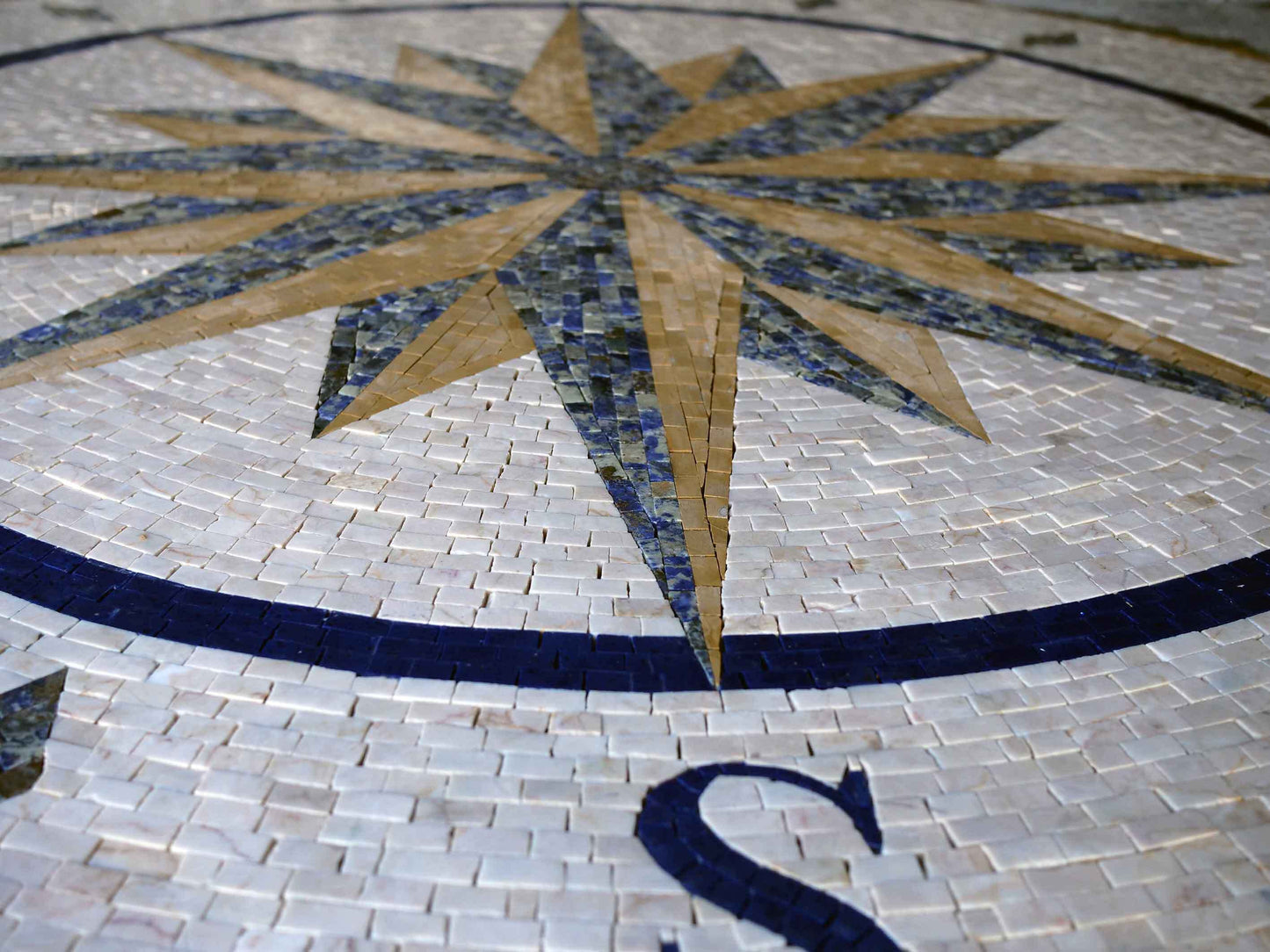 Mosaic Artwork - Shady Compass