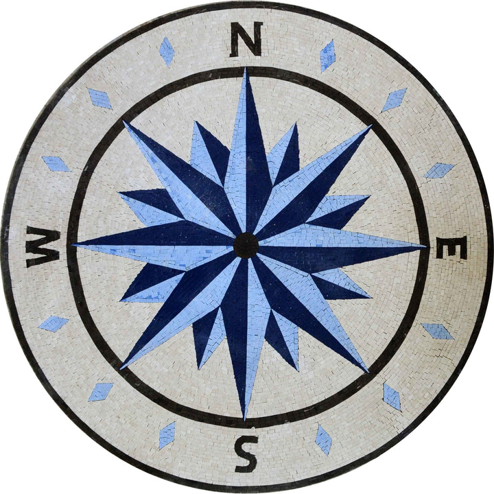 Mosaic Medallion - The Windrose