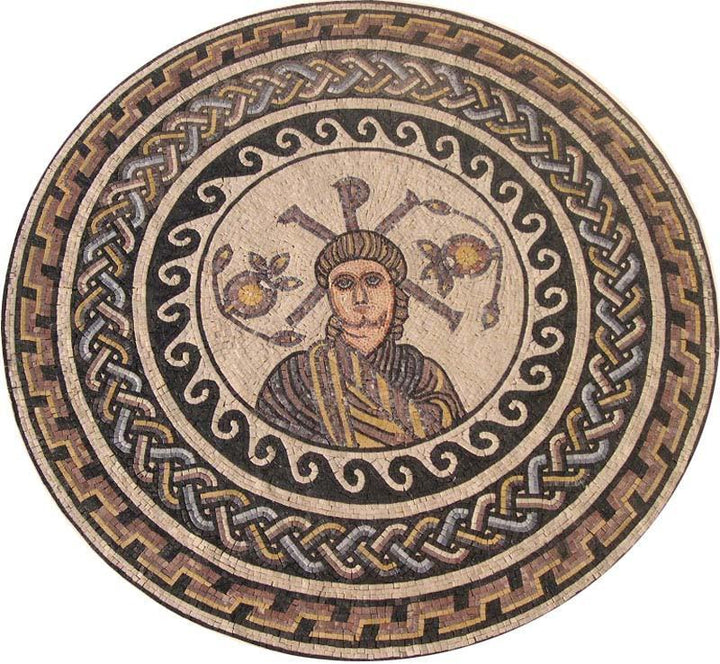 Religious Medallion Mosaic