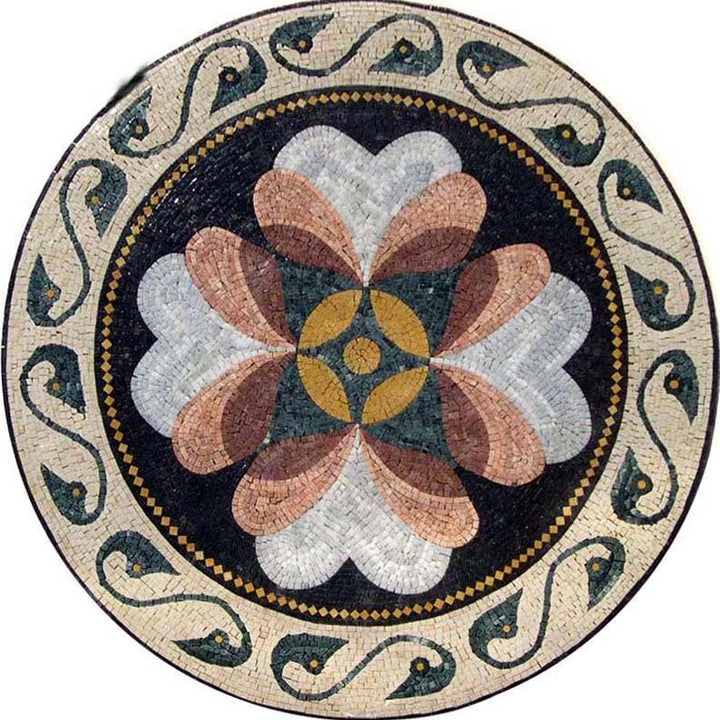 Floral Medallion Mosaic- Blume