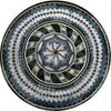 Stone Mosaic Art Medallion - Octo