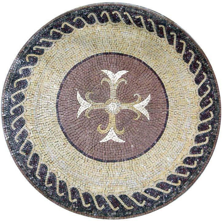  Medallion Mosaic Marble
