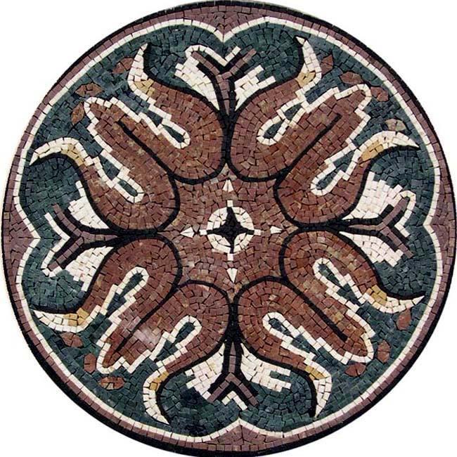 Stone Art Medallion Mosaic - Jadyn