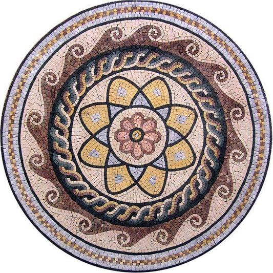 Floral Medallion Mosaic - Herita