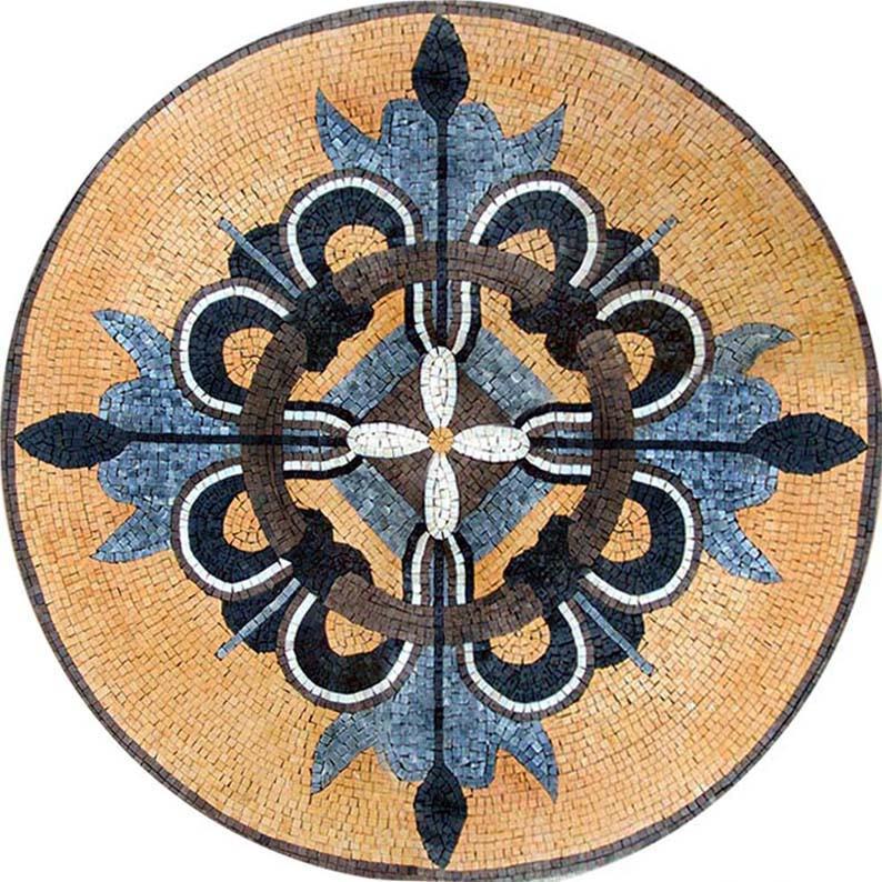 Botanical Stone Medallion - Davia
