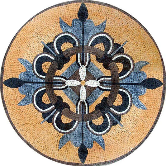 Botanical Stone Medallion - Davia
