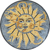 Sun Mosaic Rondure - Blue Gray