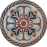 Floral Marble Mosaic - Jacinth IV
