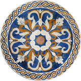 Flower Mosaic Rondure - Jacinth V