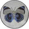 Mosaic Medallion - The Blue Butterfly