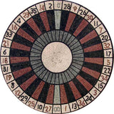 Roulette Mosaic Tile Patterns- The Gambler 