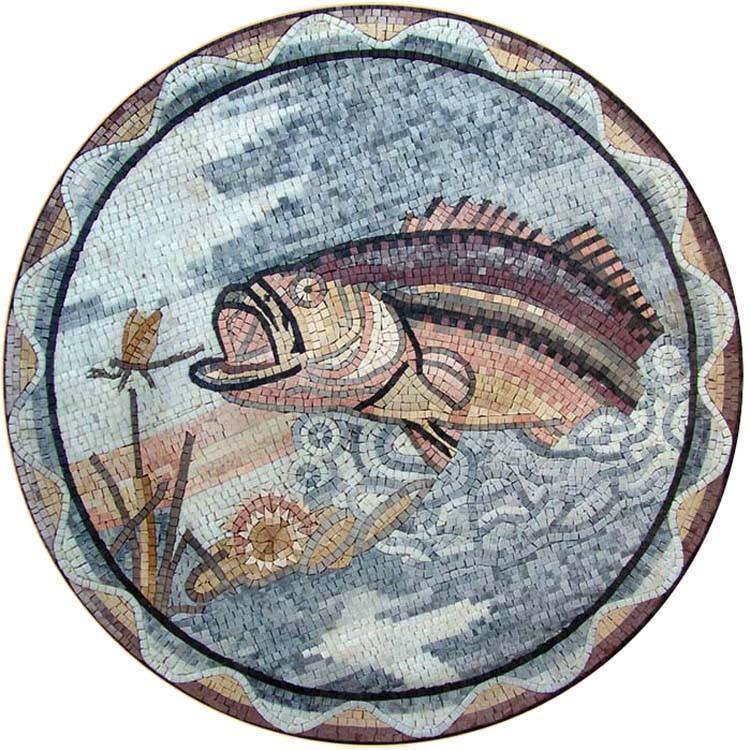 Fish Medallion Mosaic