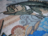 Mosaic Medallion - The Hungry Fish