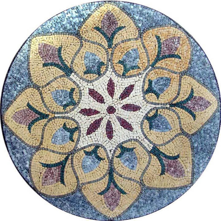 Mosaic Medallion - Flower of The Nile