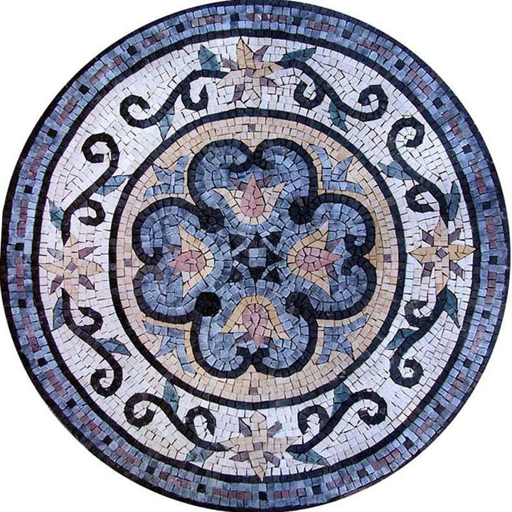 Floral Mosaic Rondure - Fai